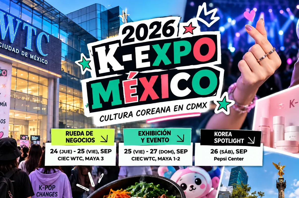 K-EXPO México 2026: fechas y actividades gratis en CDMX.