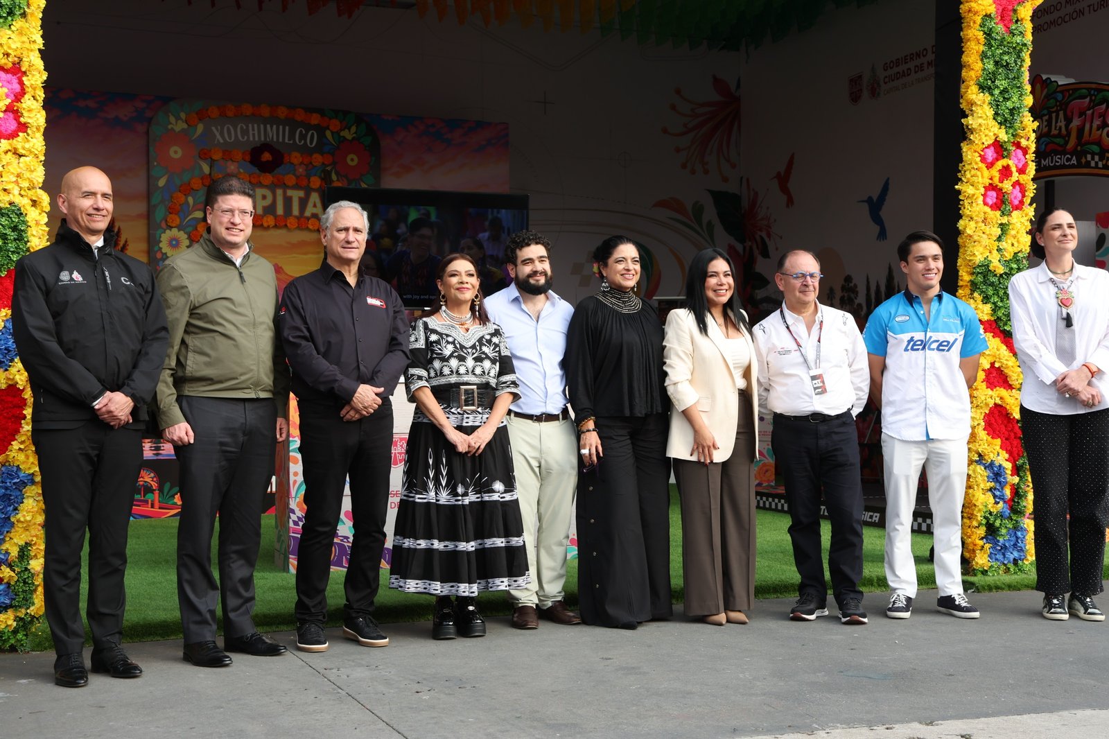 Clara Brugada inaugura pabellones culturales del GP de México 2026 y anuncia una derrama estimada de 35 mil millones de pesos por Fórmula 1 y Día de Muertos.