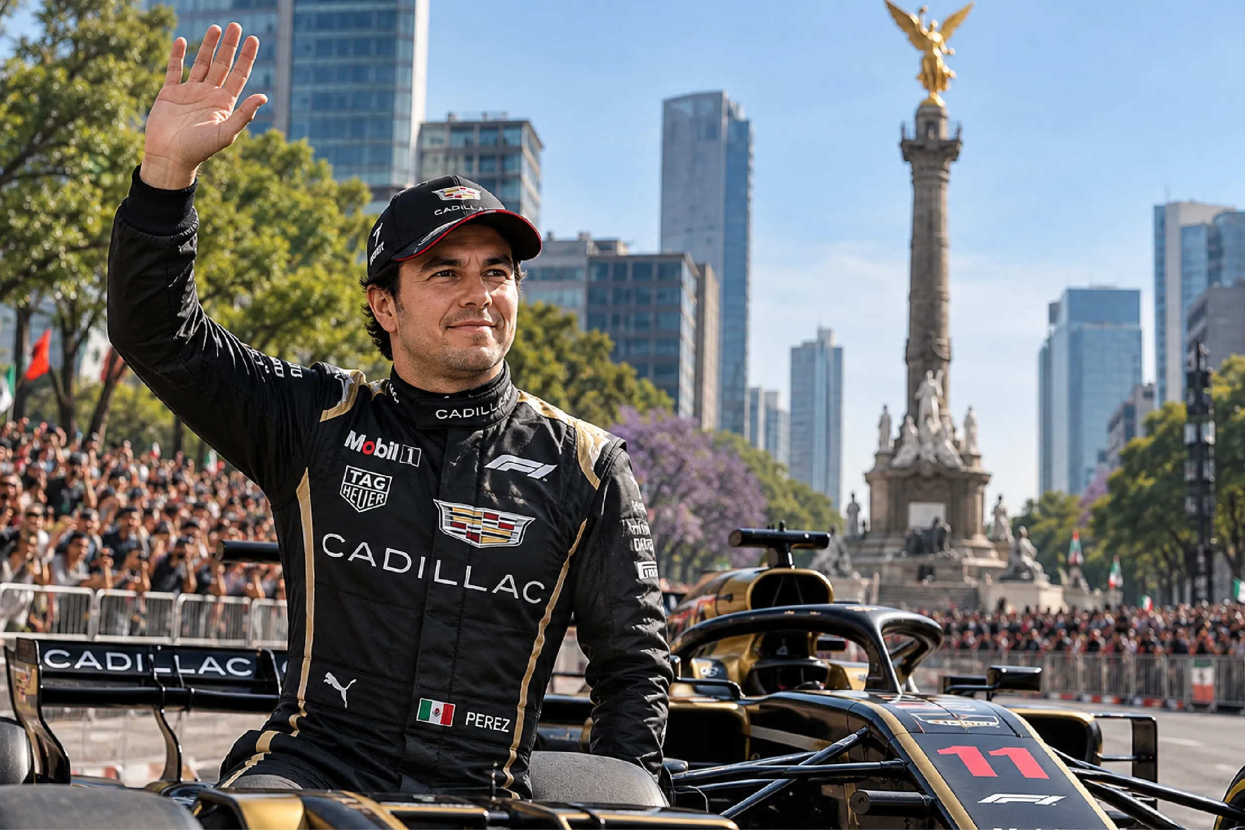 Checo Pérez GRATIS en Reforma: horario, ruta y calles cerradas por el Show Run del 28 de octubre.