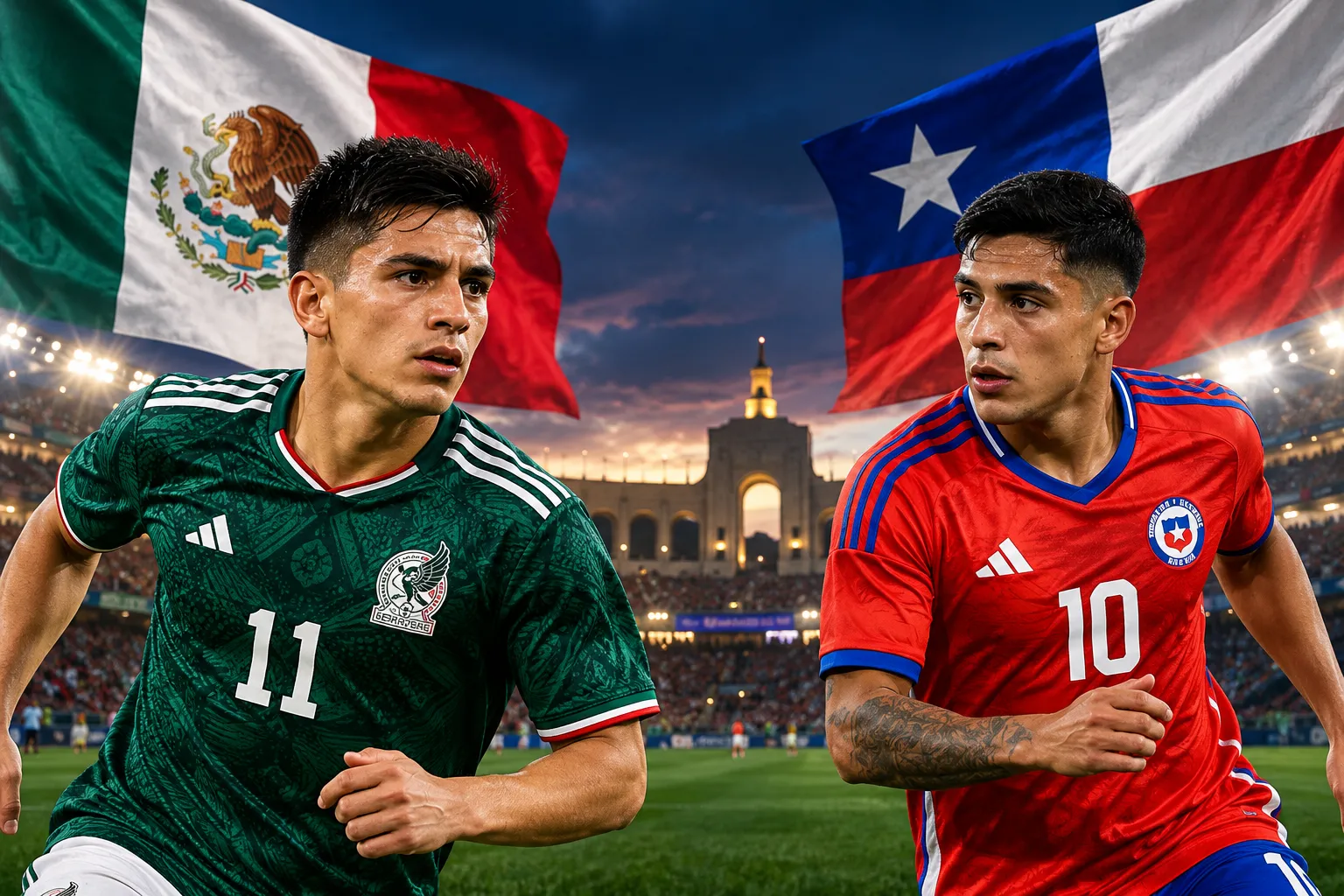 México vs Chile.