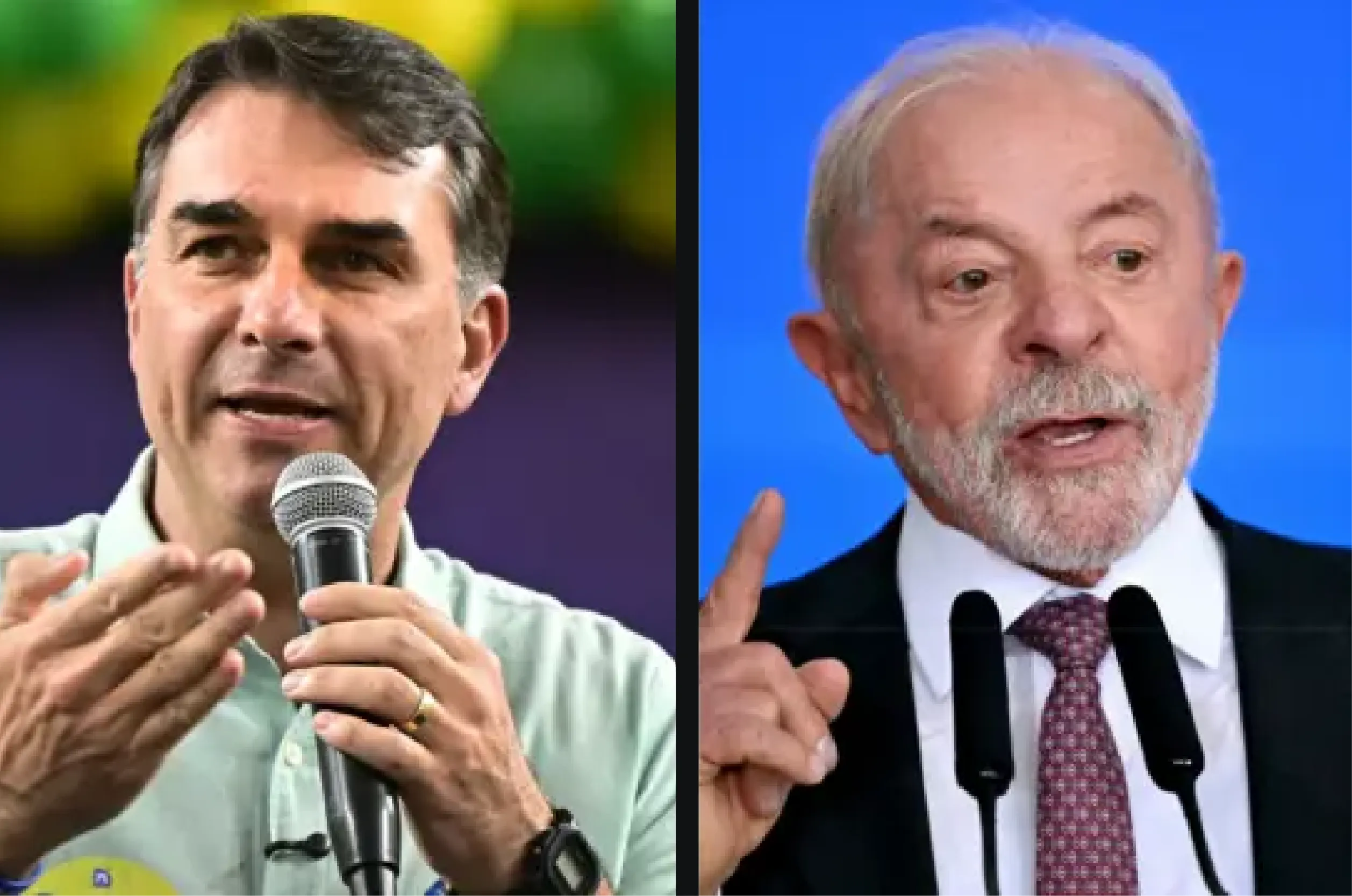 Flávio Bolsonaro supera a Lula en primera vuelta.