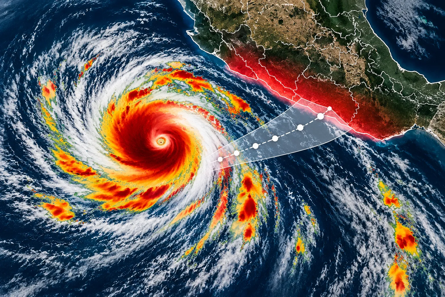 Huracán Trudy.
