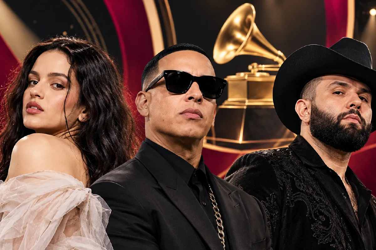 Rosalía, Daddy Yankee y Carín León, entre los primeros artistas confirmados para actuar en los Latin Grammy 2026.