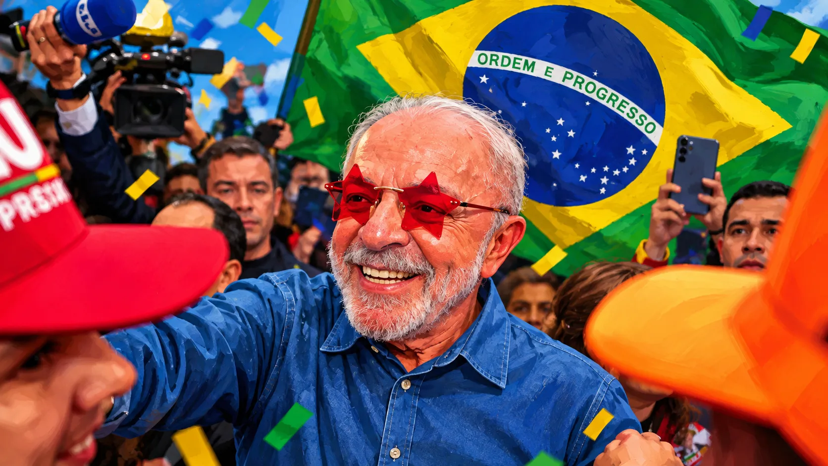 Lula gana en Brasil.
