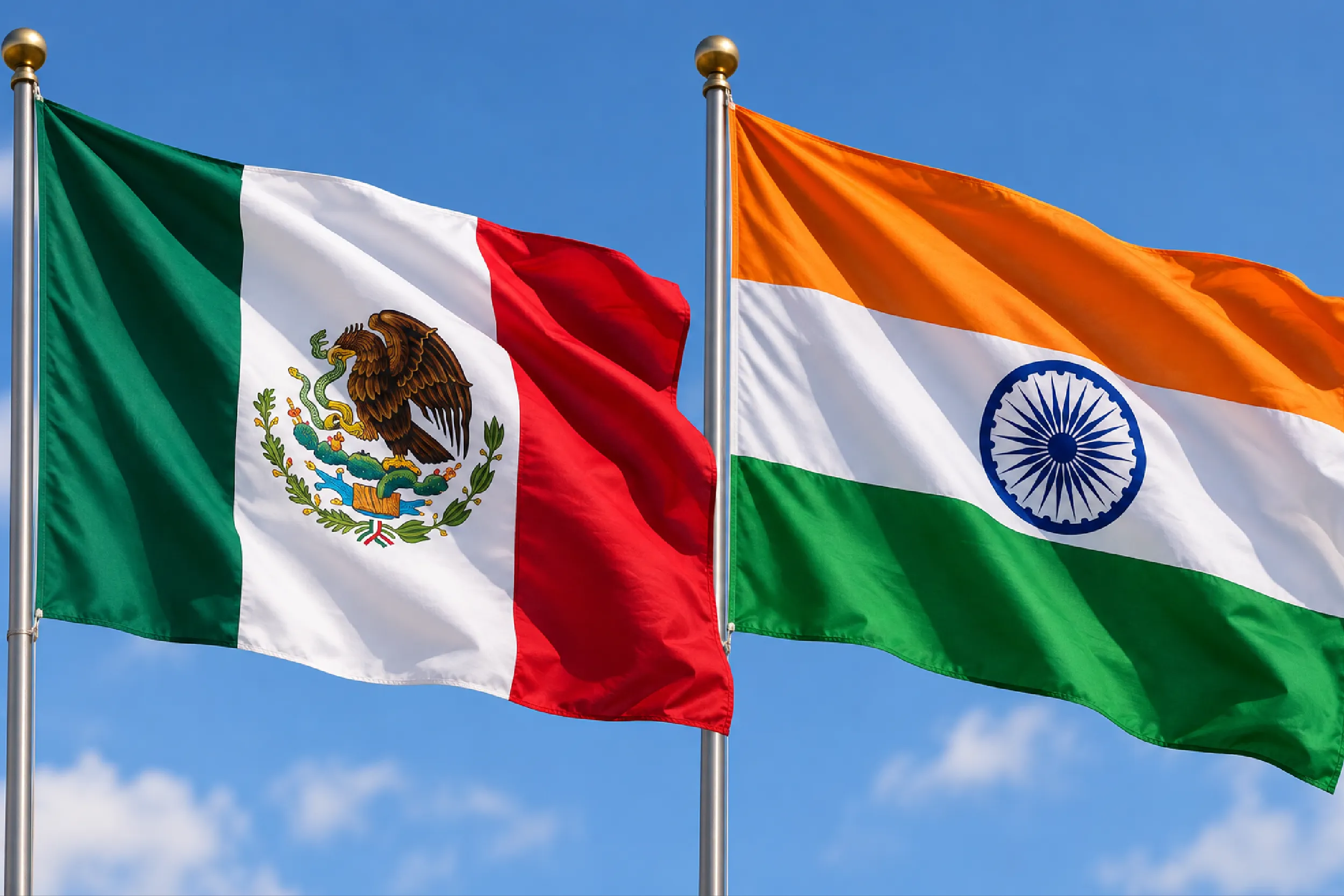 México e India negocian acuerdo comercial.