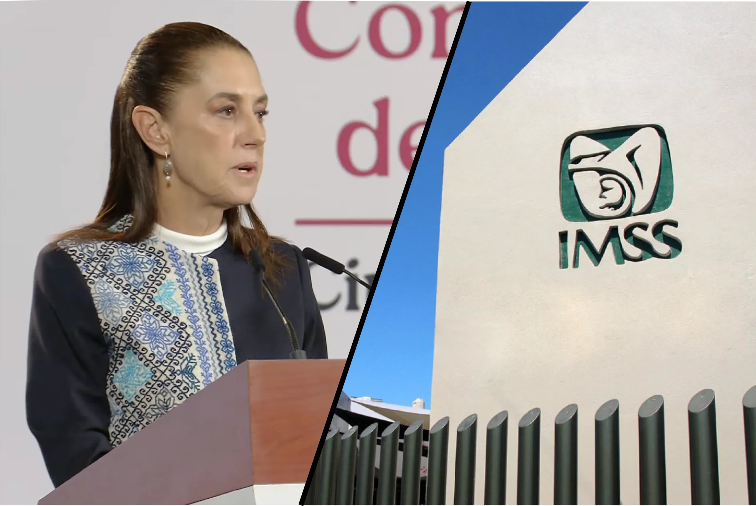 IMSS hará contrapropuesta salarial, dice Sheinbaum.