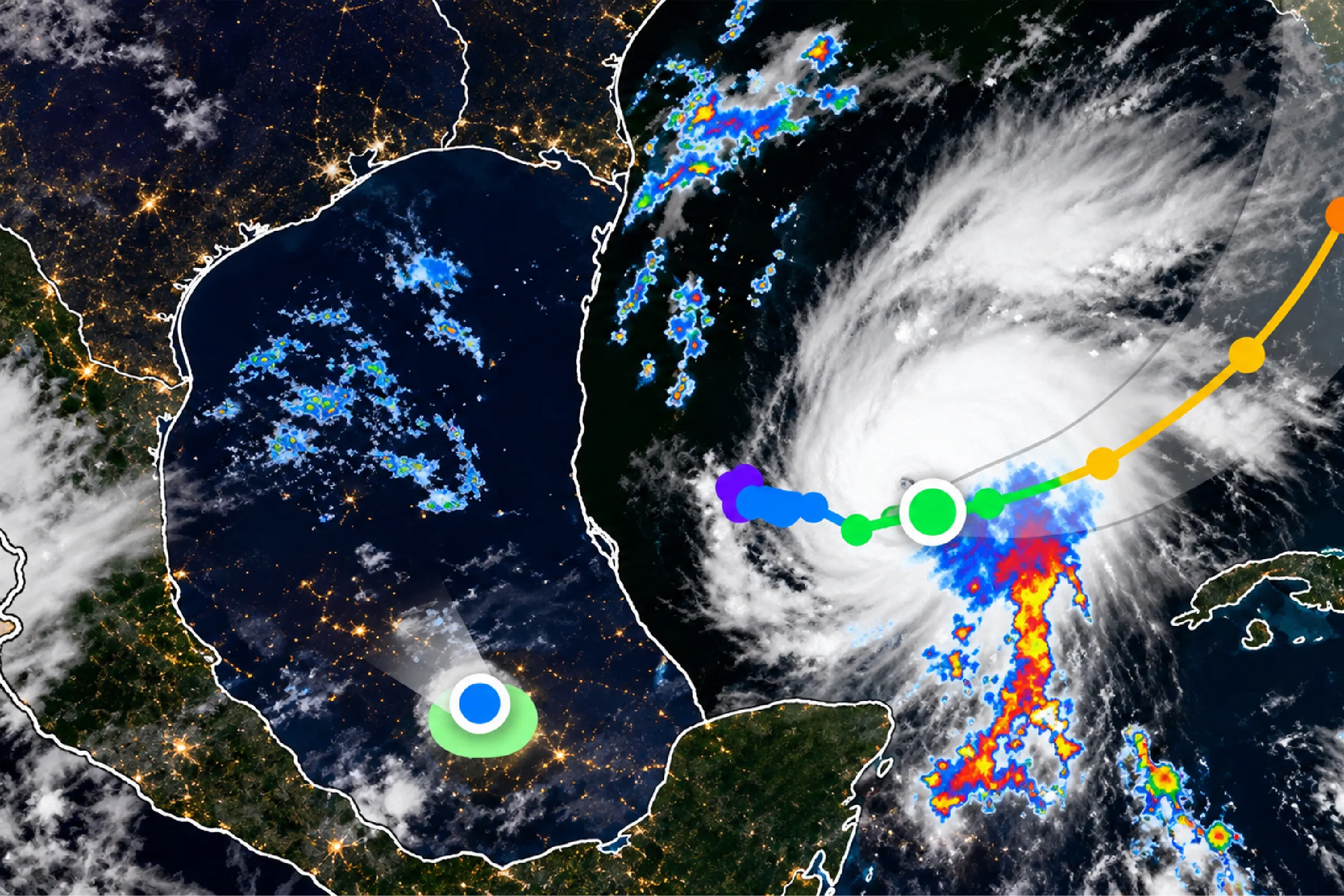 Tormenta tropical Isaías se fortalece en el Golfo.