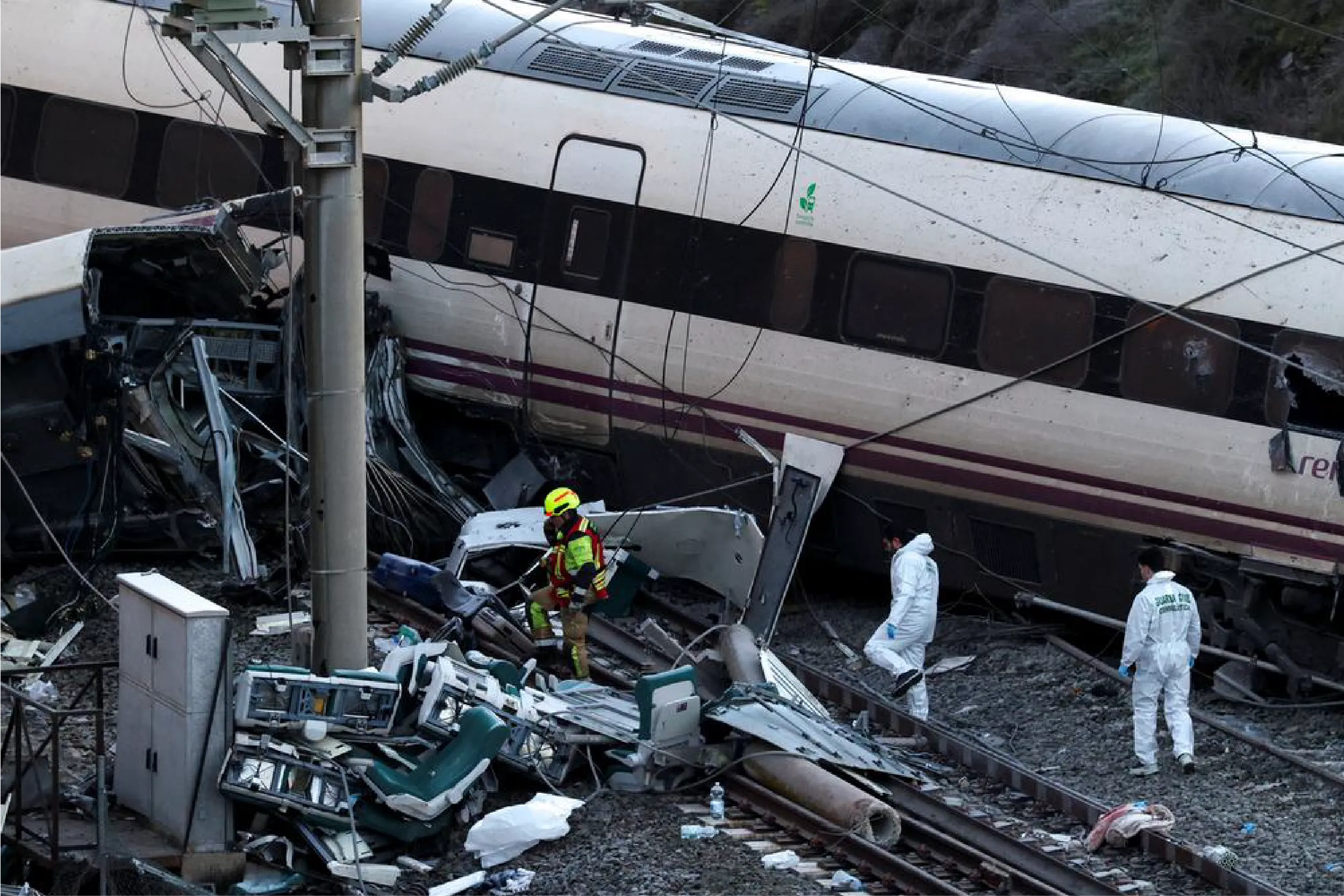 Accidente de tren en España: 68 muertos en Toledo.